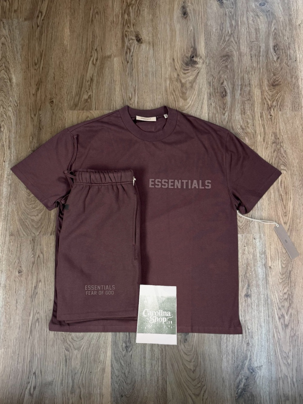 Fear of God ESSENTIALS Plum Set